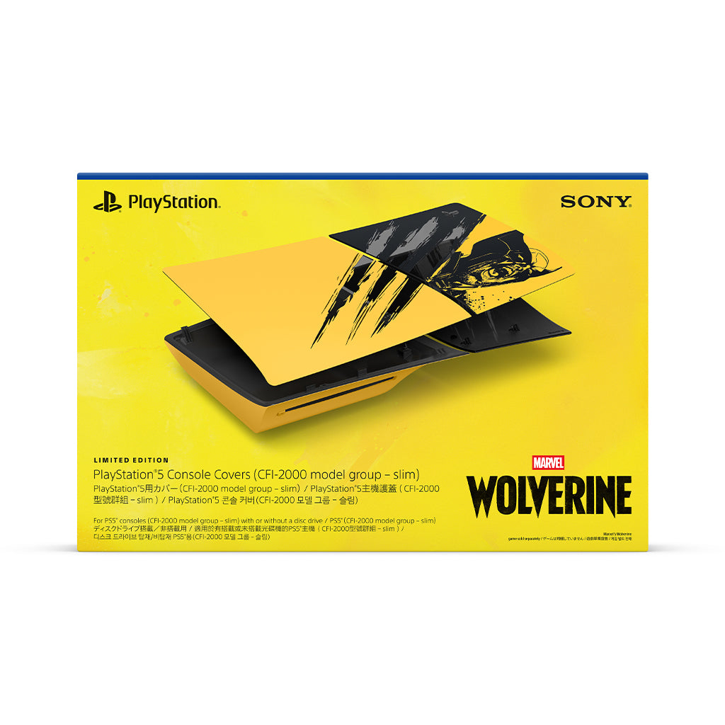 PS5 Slim Covers - Marvel Wolverine (A)