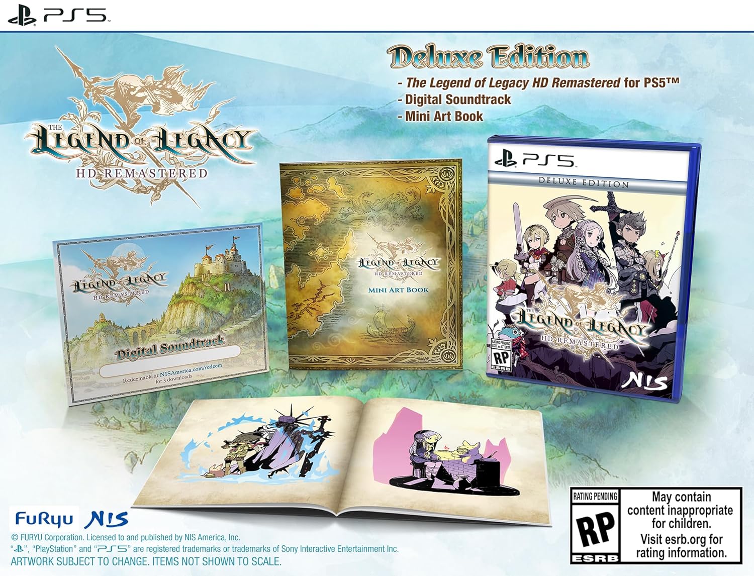 PS5 The Legend of Legacy HD Remastered