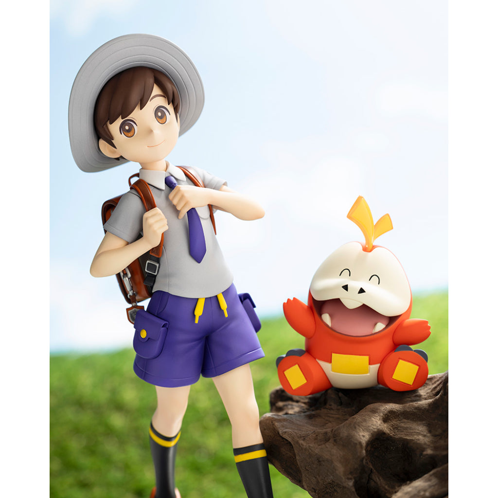 PV143 Pokemon - Florian With Fuecoco ARTFX J Statue