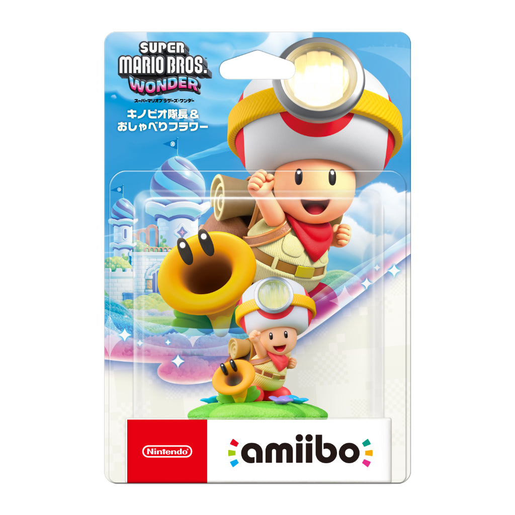 amiibo Captain Toad & Talking Flower (Super Mario Bros. Wonder Series)