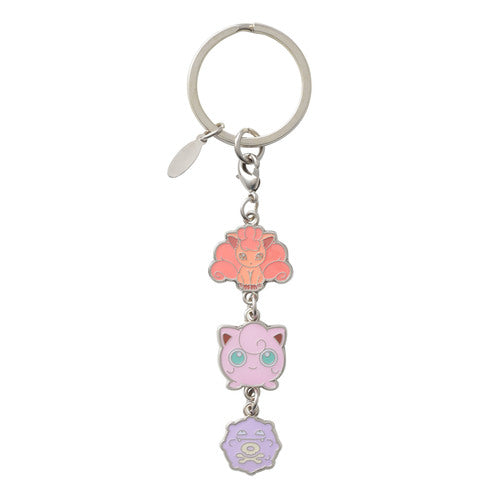 Nintendo TPC Ditto Vulpix Jigglypuff Koffing Keychain Pokemon