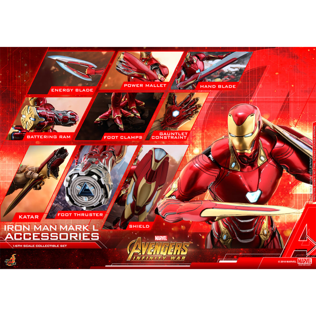 Hot Toys ACS004 1/6 Iron Man Mark L Accessories Set Avengers: Infinity War