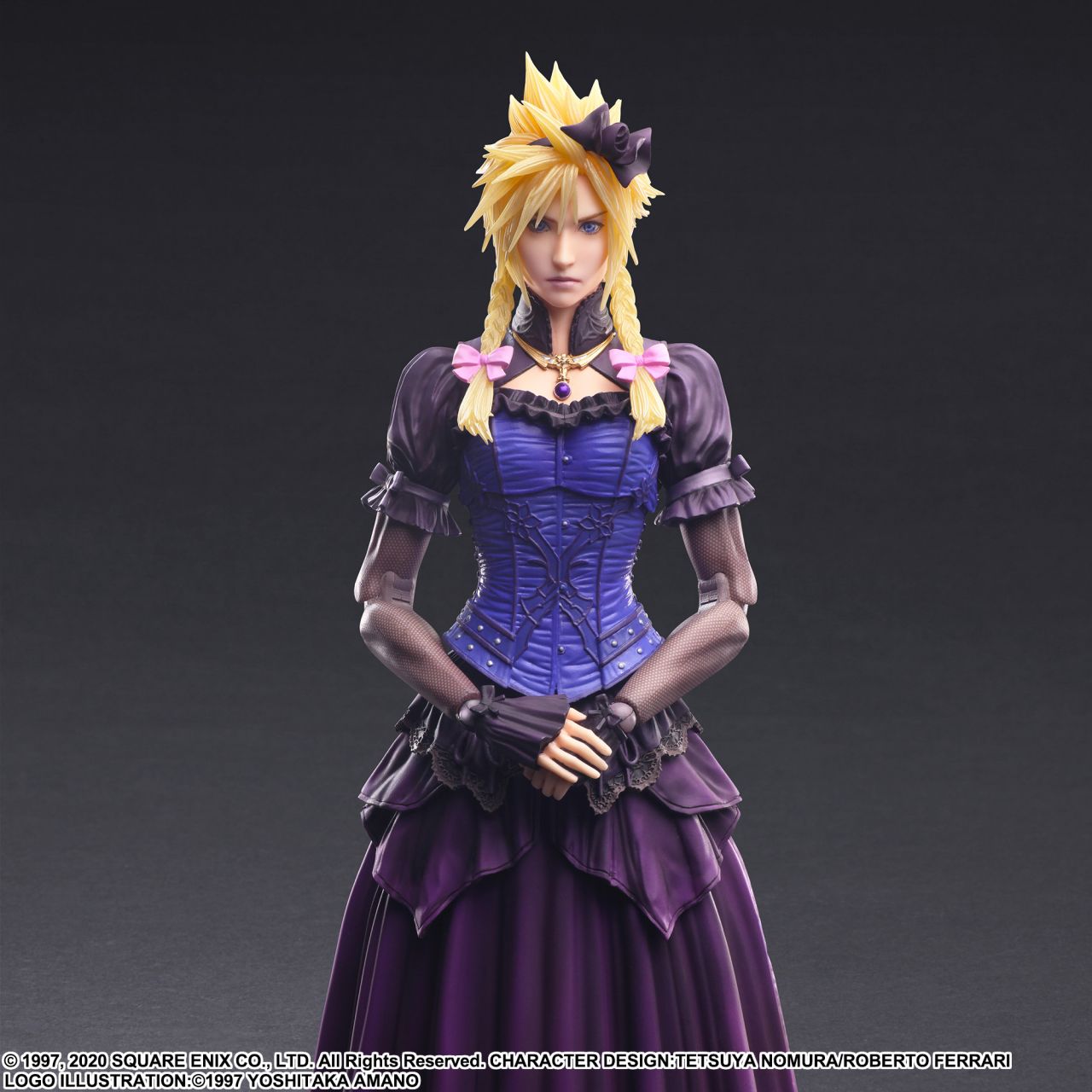 Square Enix Final Fantasy VII Remake Play Arts Kai Action Figure- Cloud Strife Dress Ver.