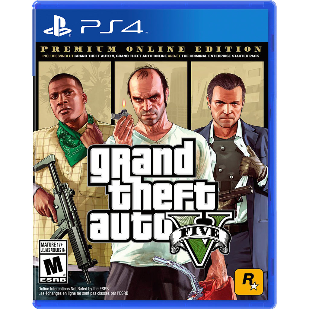 PS4 Grand Theft Auto V Premium Online Edition