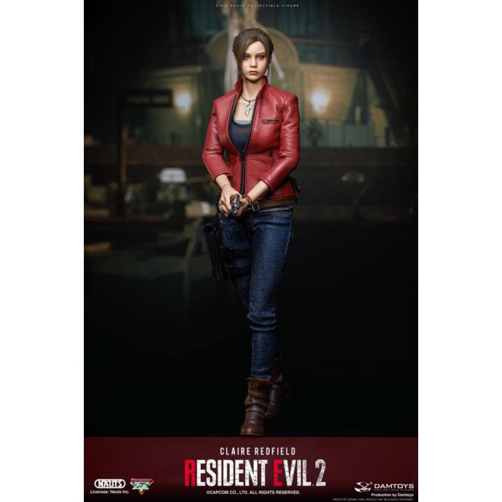 NAUTS X DAMTOYS Resident Evil 2 Claire Redfield Remake Ver 1/6 Scale Action  Figure DMS031