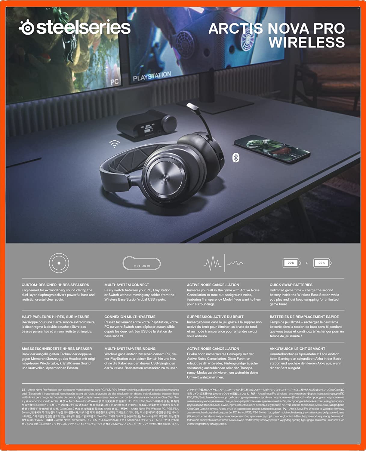 SteelSeries Arctis Nova Pro Wireless X Gaming Headset