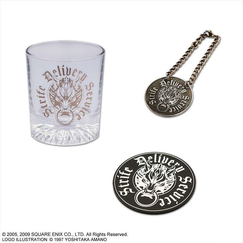 Square Enix Final Fantasy VII Advent Children - Glass & Coaster Set