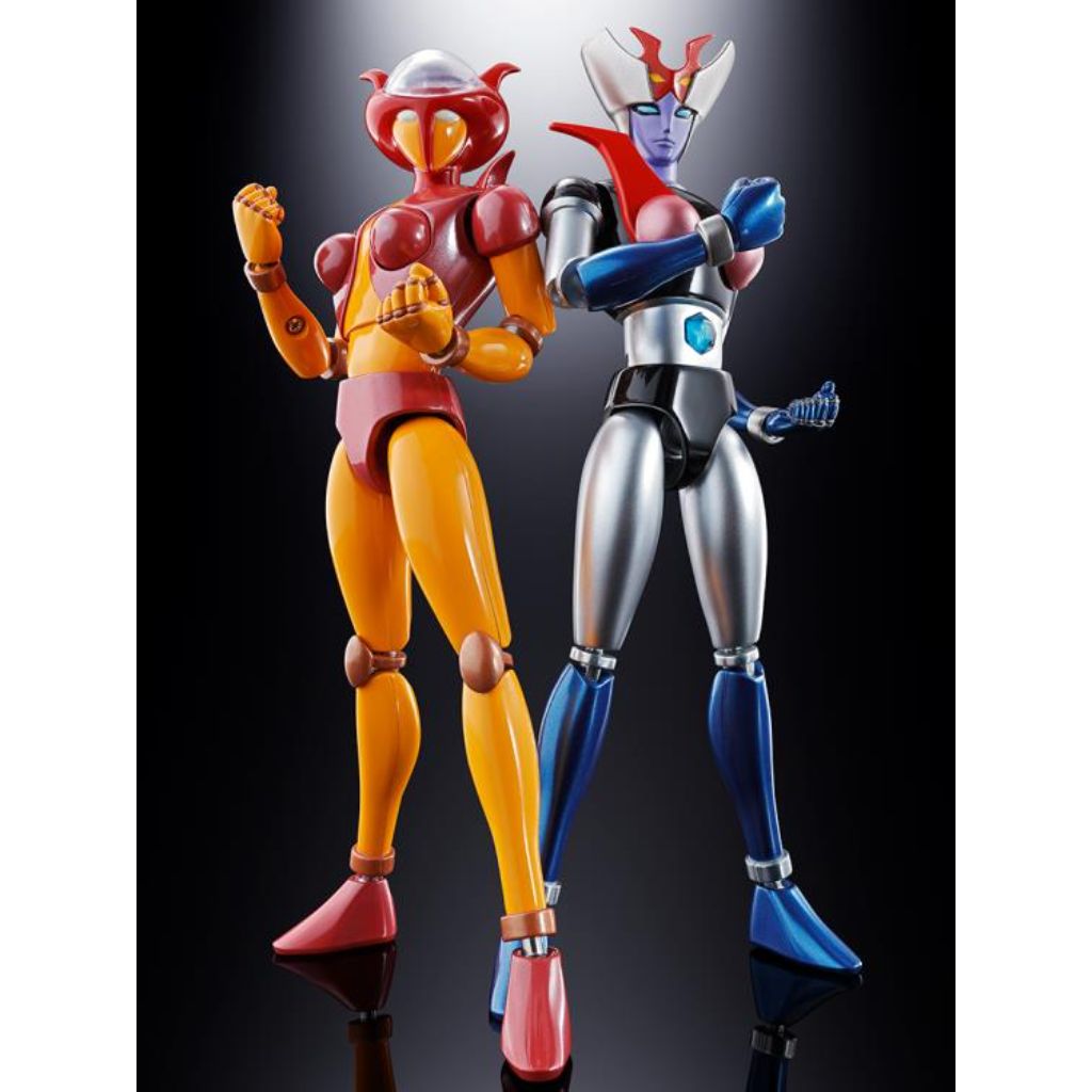 Soul Of Chogokin GX-08R Aphrodai A Vs Gx-09R Minerva X