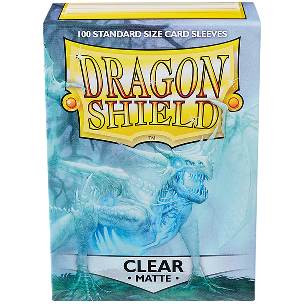 Dragon Shield Matte Sleeves 100CT - Clear (Standard Size)