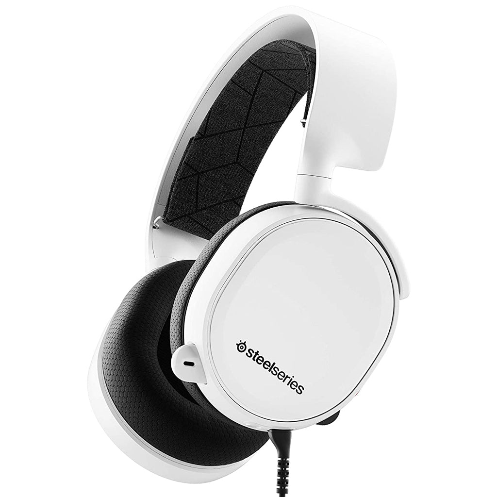 SteelSeries White Arctis 3 Gaming Headset 2019 Edition
