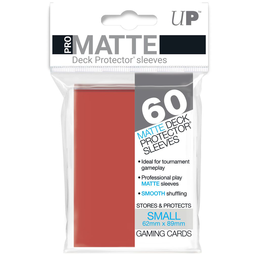 Ultra Pro Matte Red 60CT (Small Size)