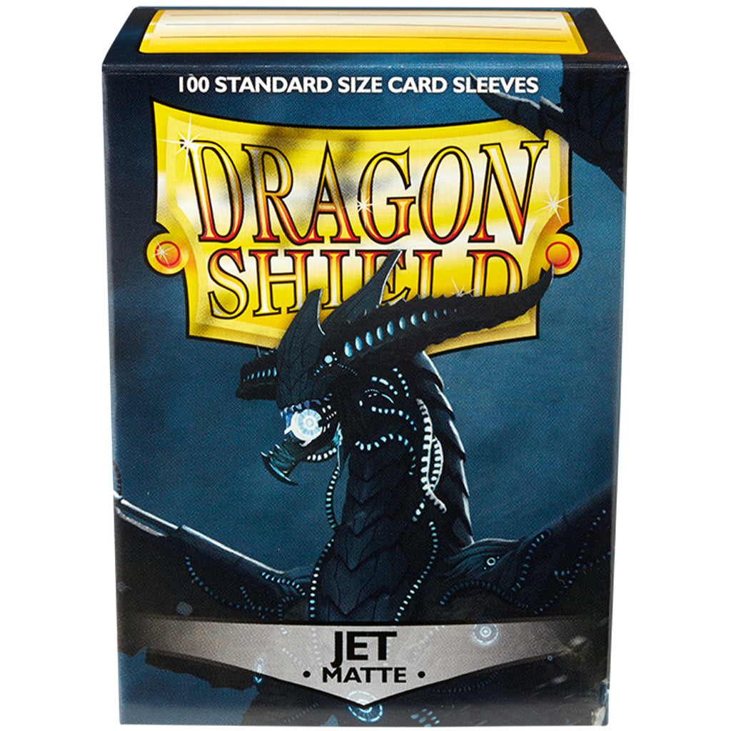 Dragon Shield Matte Sleeves 100CT - Jet (Standard Size)