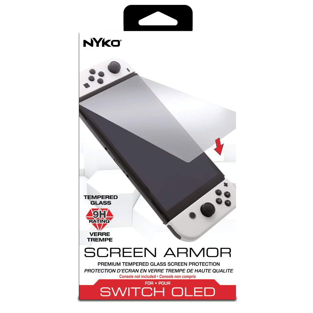 Nyko NSW OLED Screen Armor Tempered Glass Protector