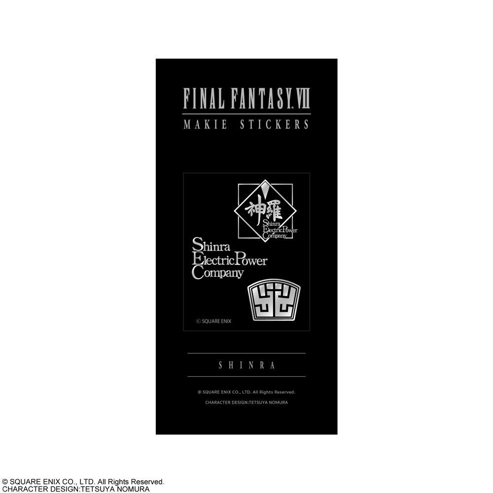 Square Enix Final Fantasy VII Makie Stickers - Shinra