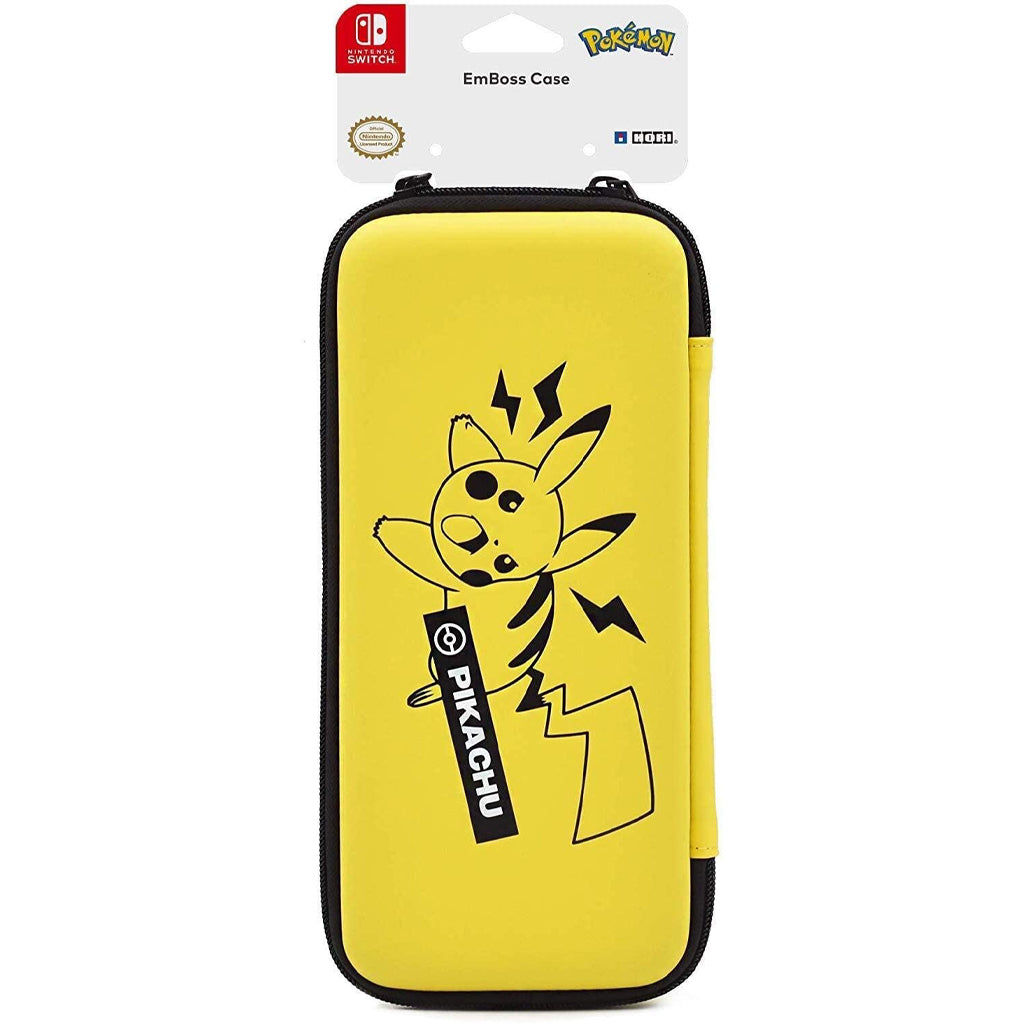 HORI NSW Emboss Case Pikachu Yellow (NSW-217U)