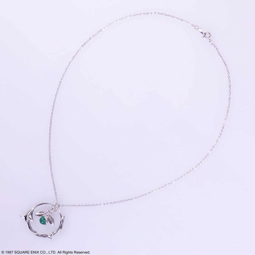 Square Enix Final Fantasy VII Silver Pendant Aerith Flower Ver.