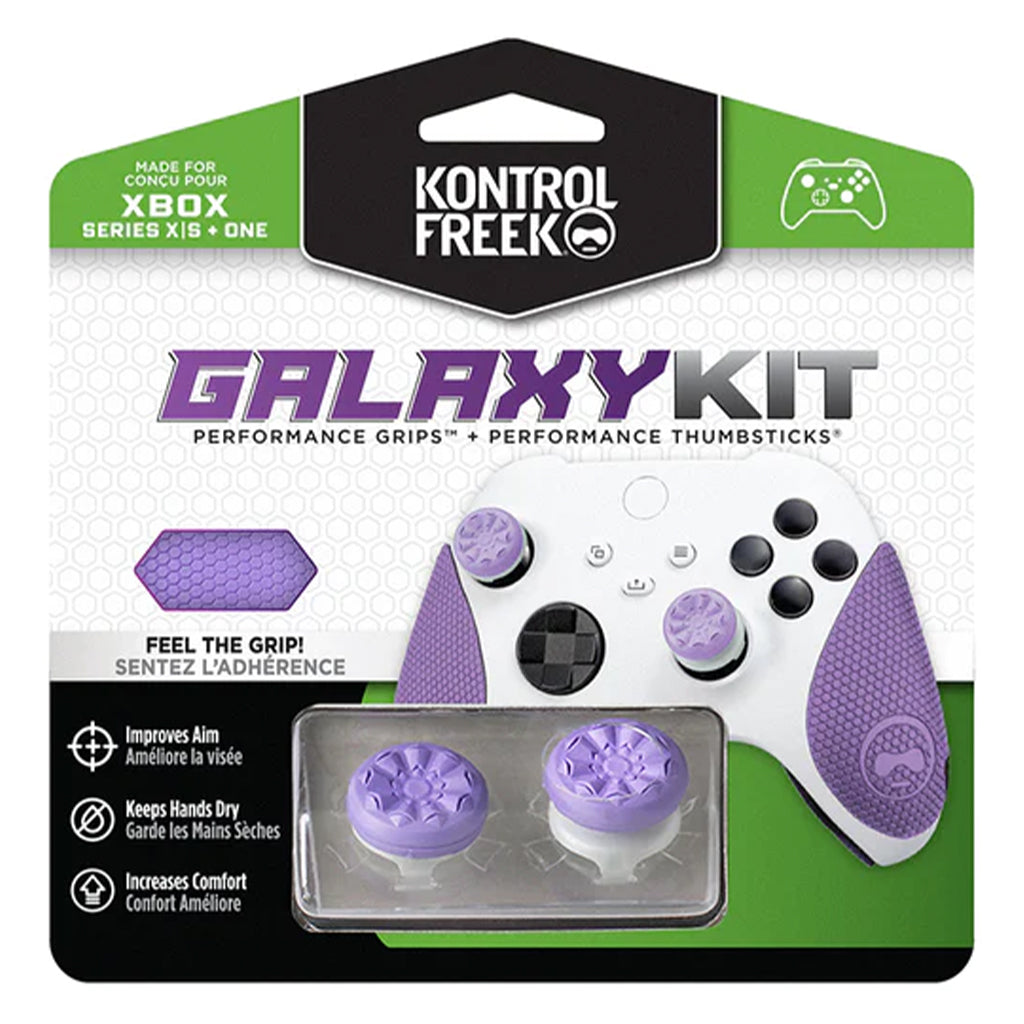 KontrolFreek XSX Performance Galaxy Kit (Grip + Thumbsticks) Purple