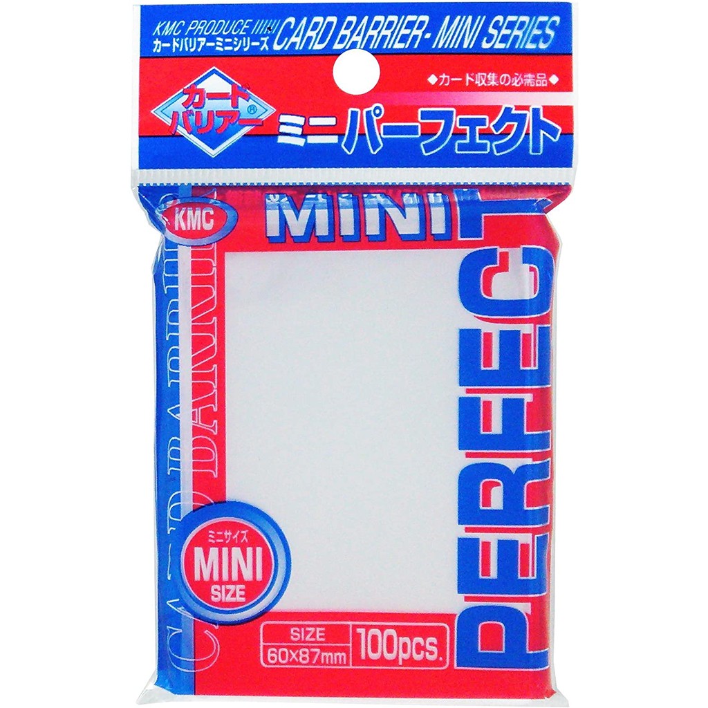 KMC Card Protector Perfect Size Mini 100CT