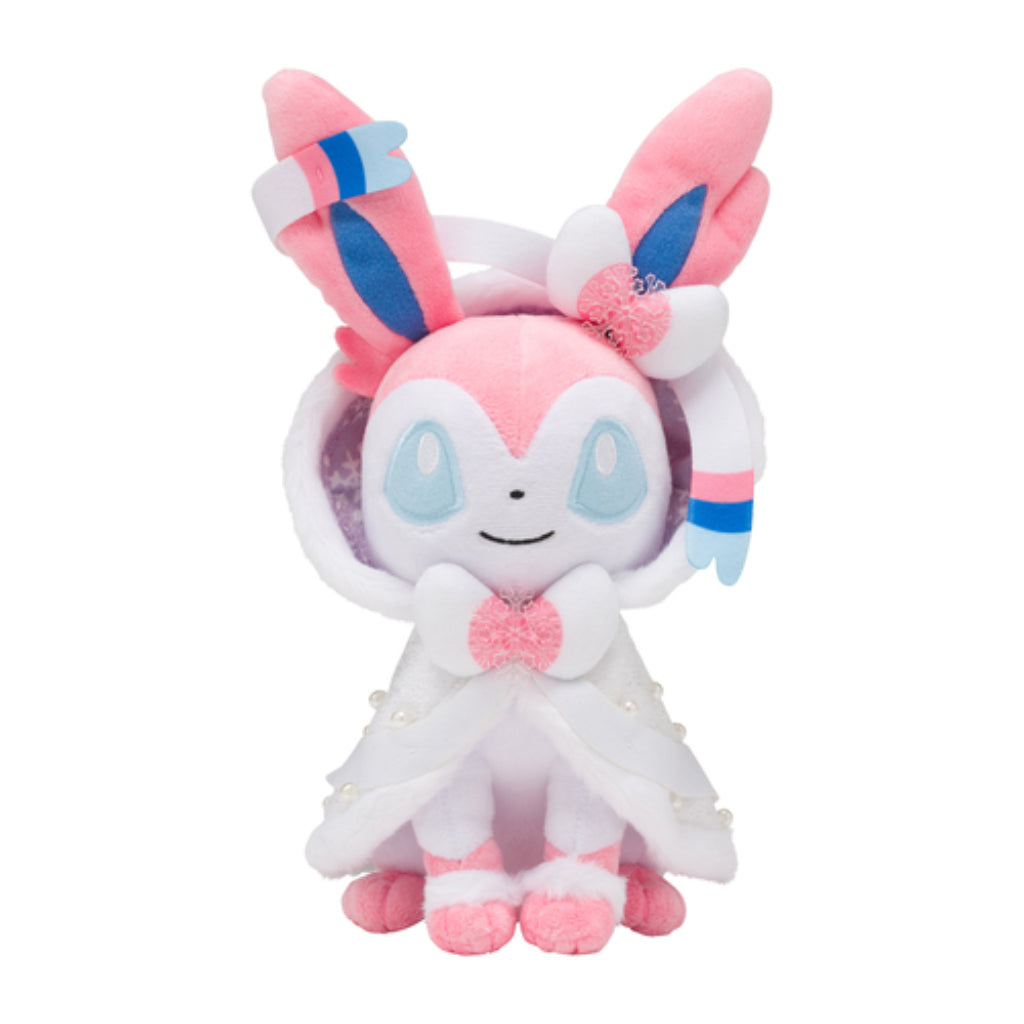 Nintendo TPC Sylveon Santa Frosty Christmas Plush
