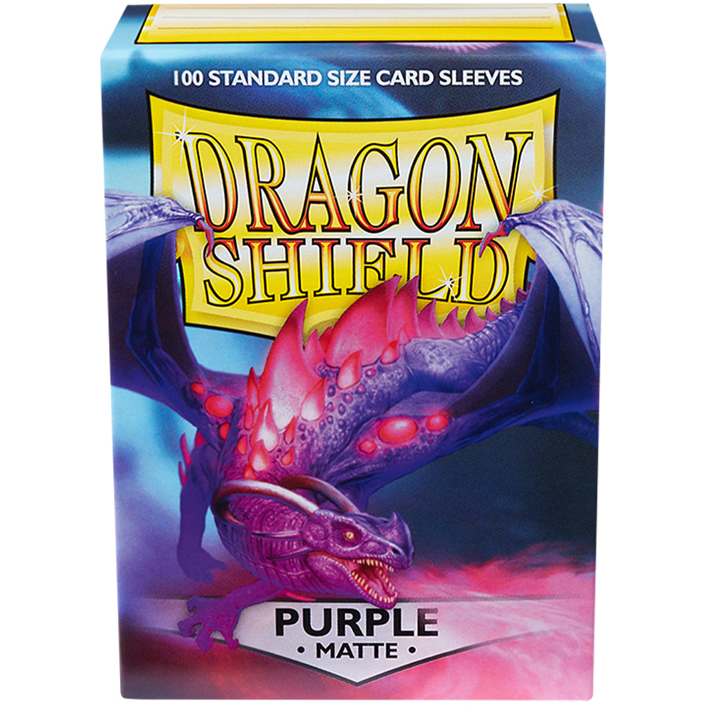 Dragon Shield Matte Sleeves 100CT - Purple (Standard Size)