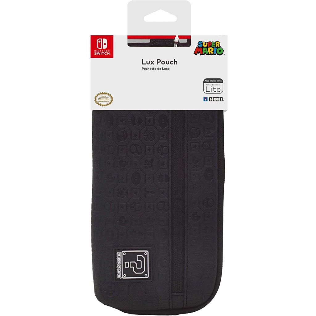 HORI NSW Lux Super Pouch Mario Ed Black for NSW & Lite (NSW-224U)