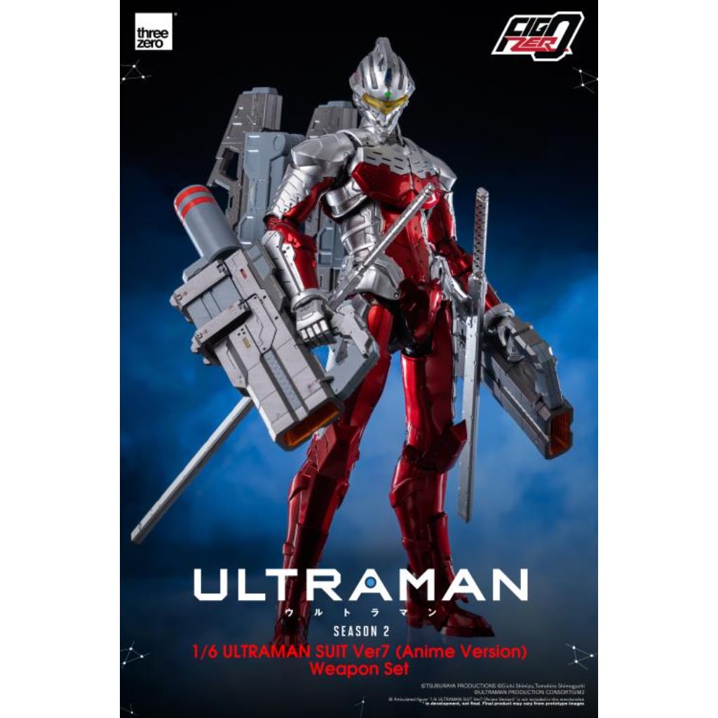 Figzero 1/6th Scale Ultraman - Ultraman Suit Ver7 (Anime Version) Weapon Set