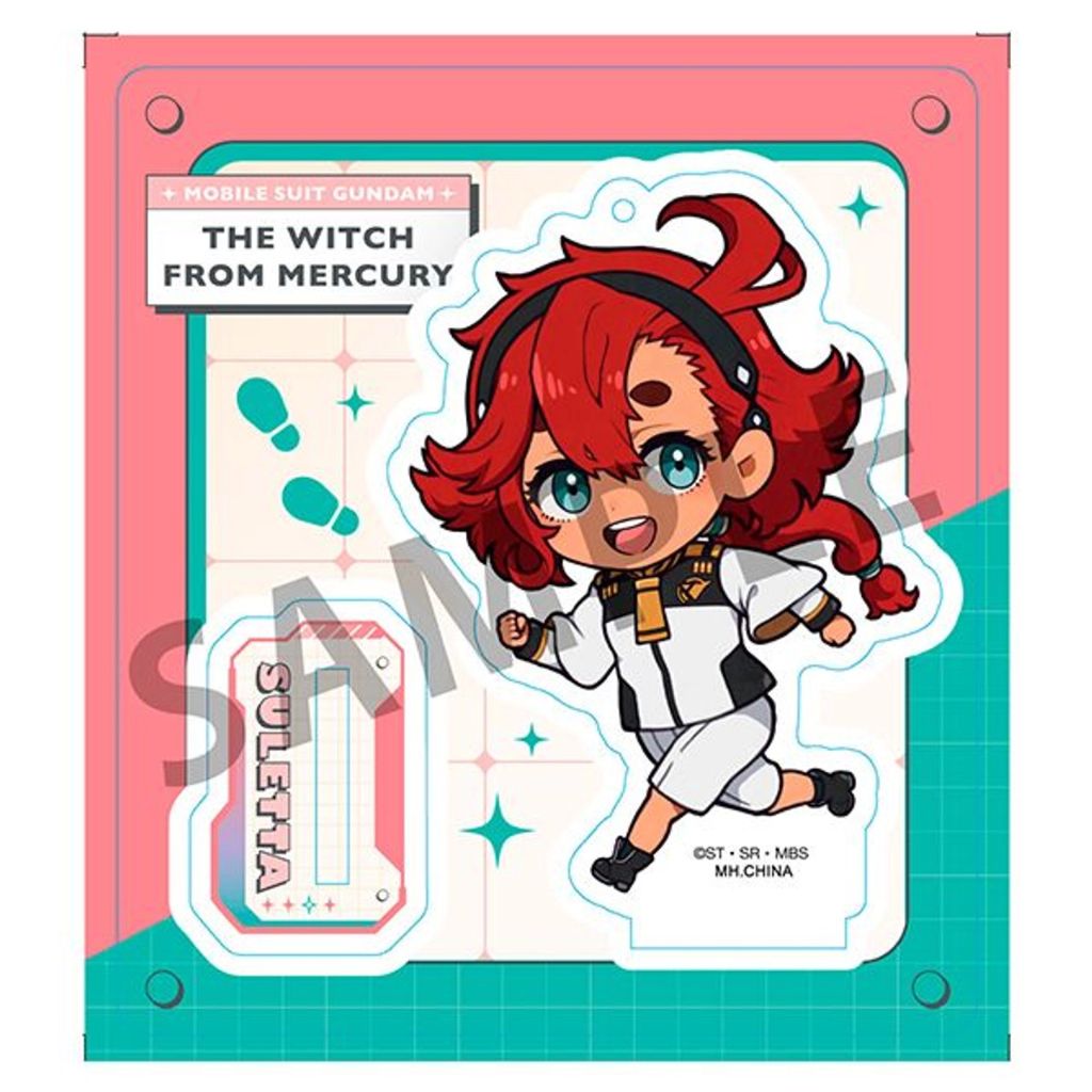 Tokotoko Acrylic Stand Mobile Suit Gundam - The Witch From Mercury (Box Of 8)