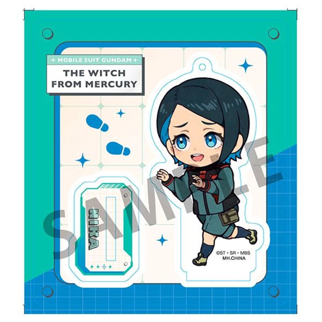 Tokotoko Acrylic Stand Mobile Suit Gundam - The Witch From Mercury (Box Of 8)