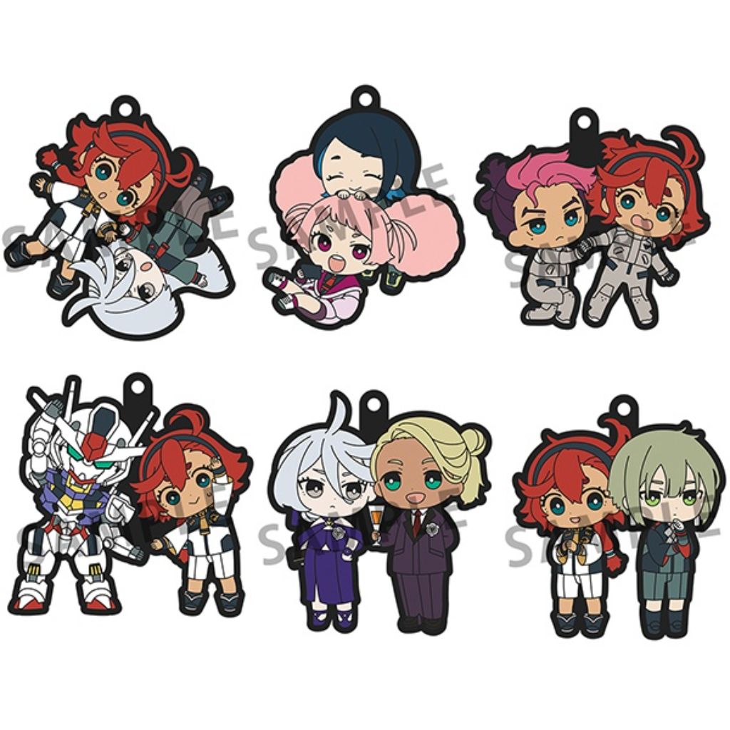 Rubber Mascot Buddycolle Mobile Suit Gundam - The Witch From Mercury (Box Of 6)