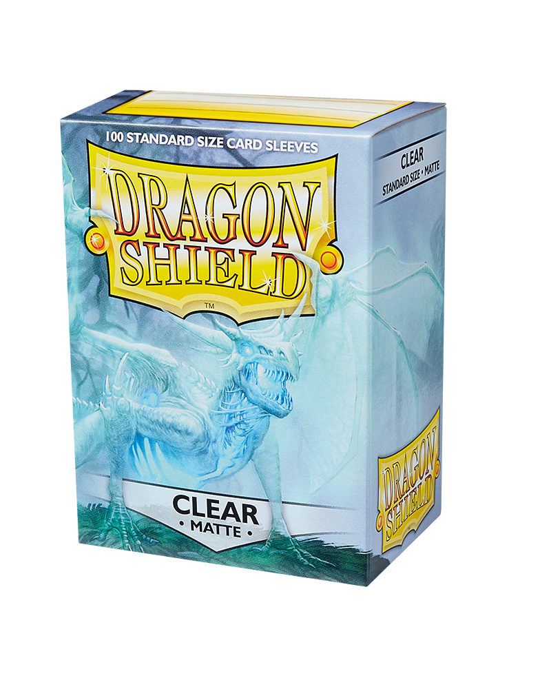 Dragon Shield Matte Sleeves 100CT - Clear (Standard Size)