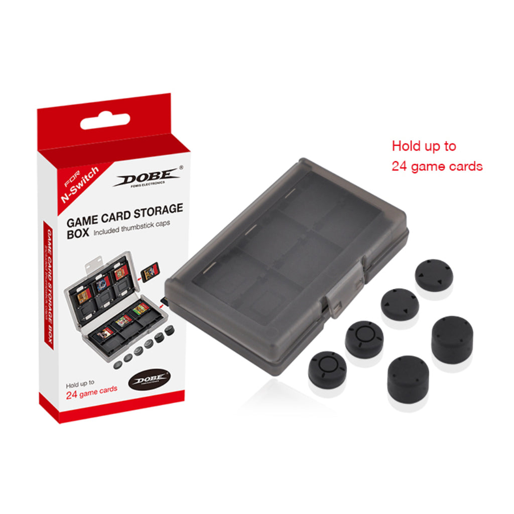 DOBE NSW 24 Game Card Storage Box w/ Thumbstick Caps (TNS-1844)