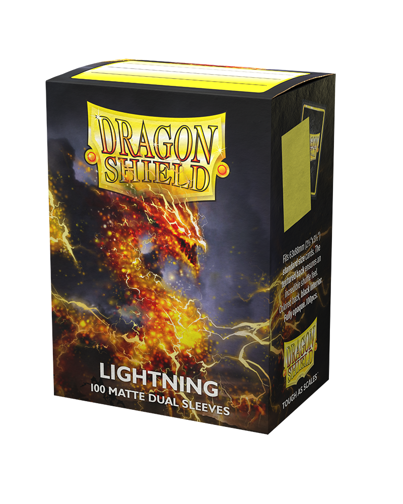 Dragon Shield Matte Dual Sleeve 100CT - Lightning (Standard Size)