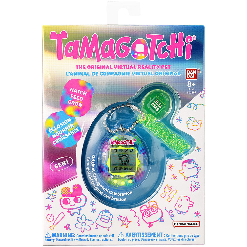 Bandai Original Tamagotchi Gen 1 - Celebration Neon & Pop