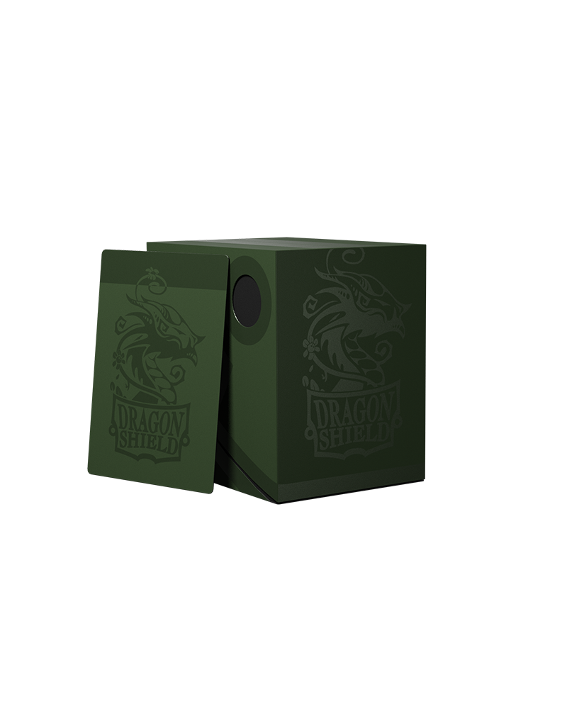 Dragon Shield Double Shell (150+ Cards) - Forest Green