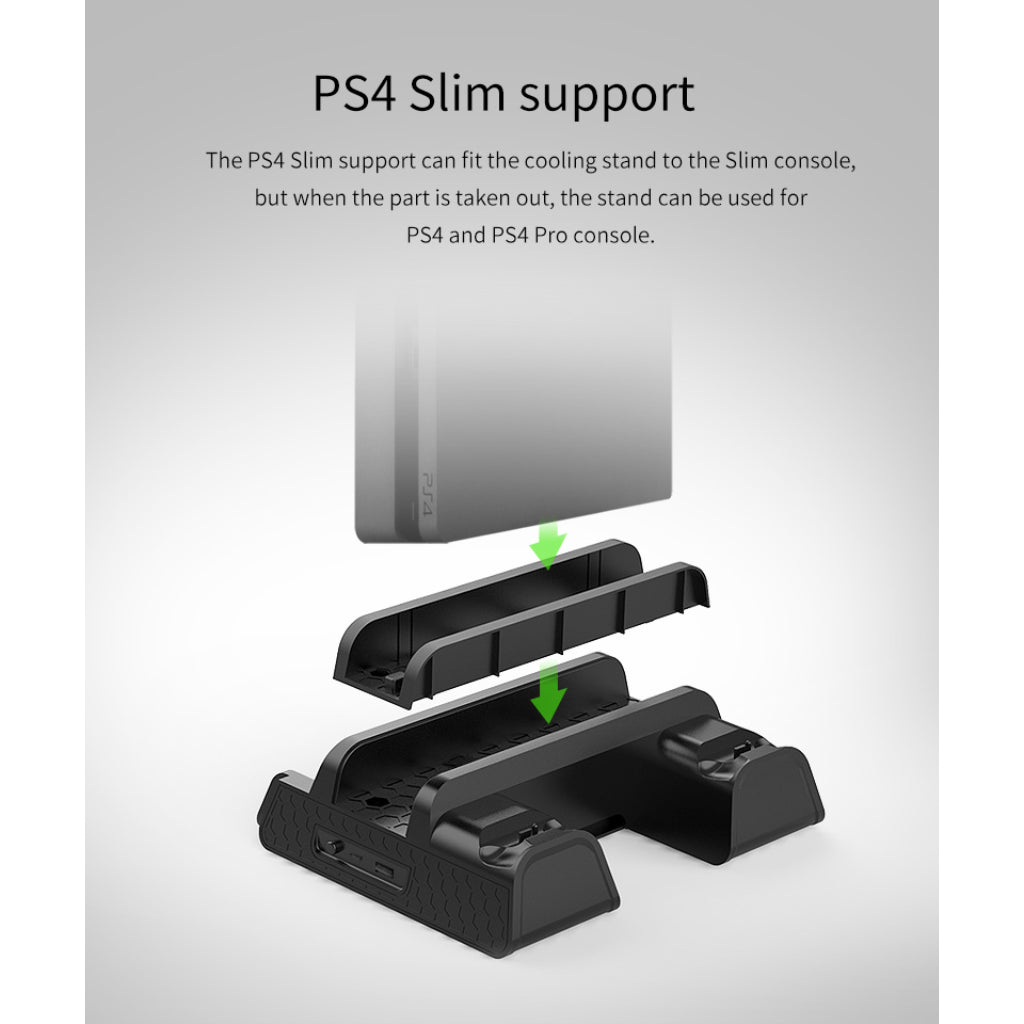 DOBE PS4 Slim/Pro Multifunctional Cooling Stand