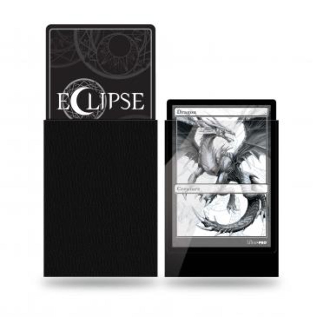 Ultra Pro Eclipse Deck Protector Gloss Standard 100CT - Jet Black