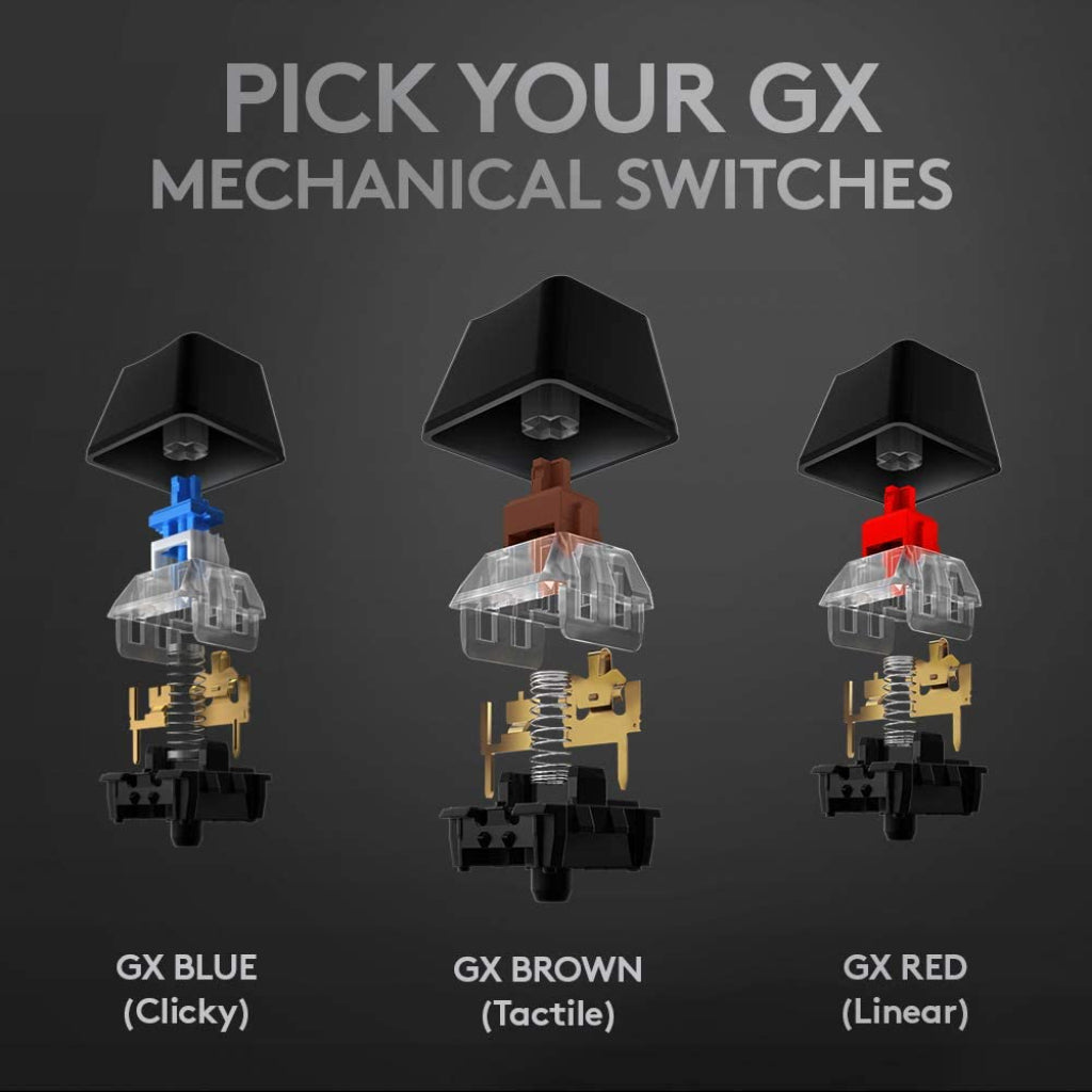 Logitech G512 Carbon RGB Mechanical Gaming Keyboard (Clicky)