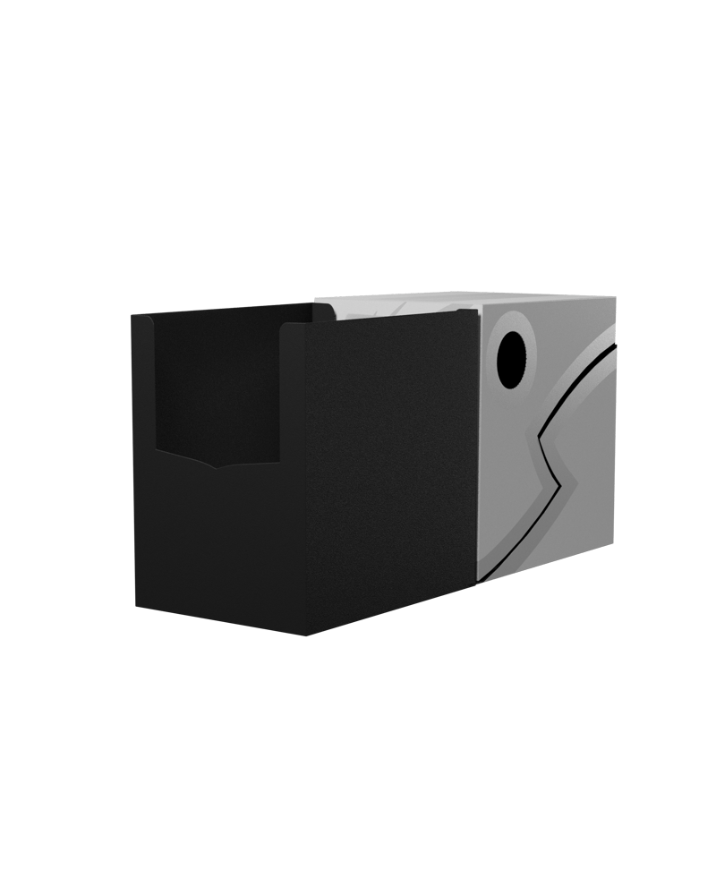 Dragon Shield Double Shell (150+ Cards) - Ashen White