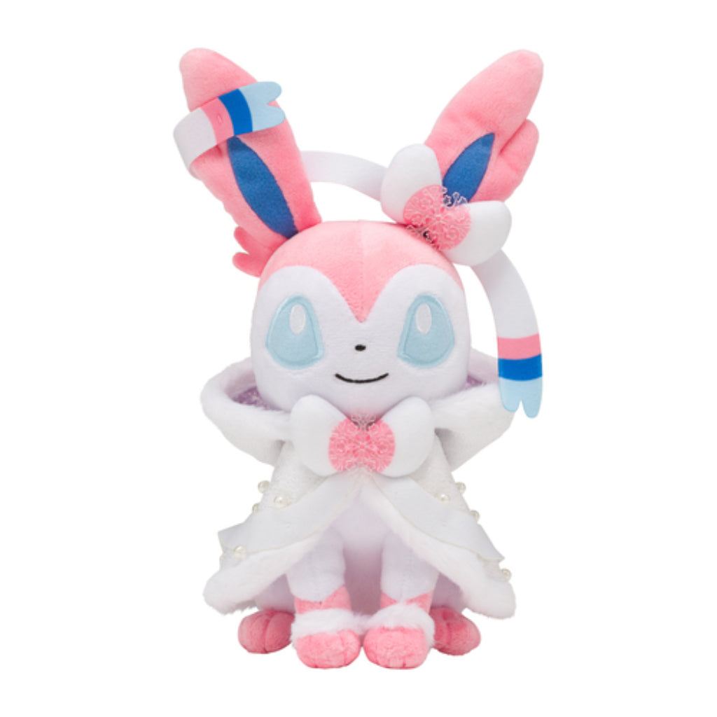 Nintendo TPC Sylveon Santa Frosty Christmas Plush