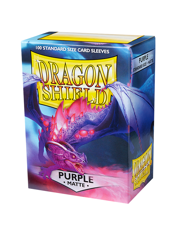 Dragon Shield Matte Sleeves 100CT - Purple (Standard Size)