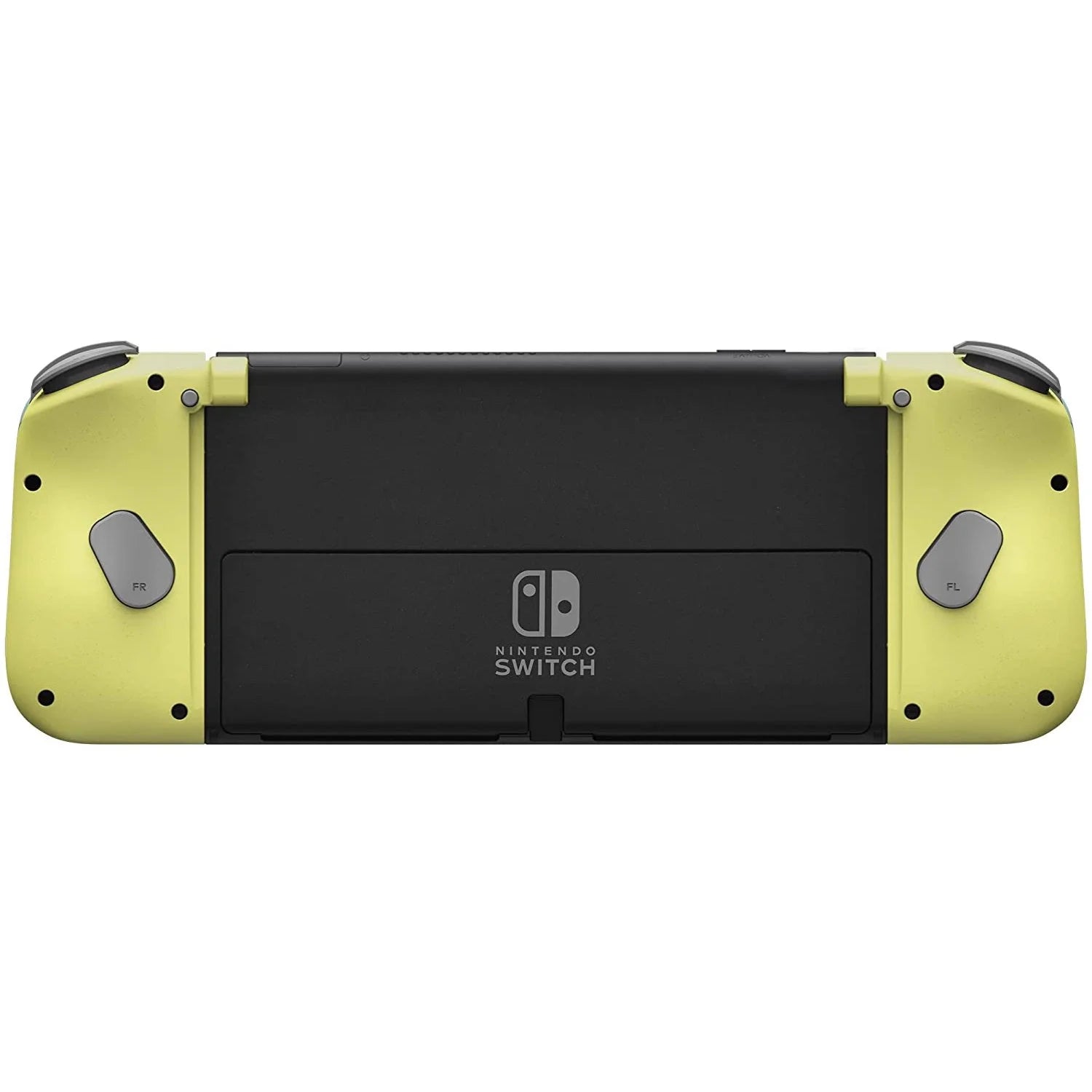 HORI Split Pad Compact for Nintendo Switch/OLED (Light Gray & Yellow) (NSW-373)