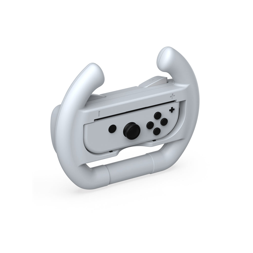 DOBE NSW/NSW OLED Joy-con Controller Racing Wheel White