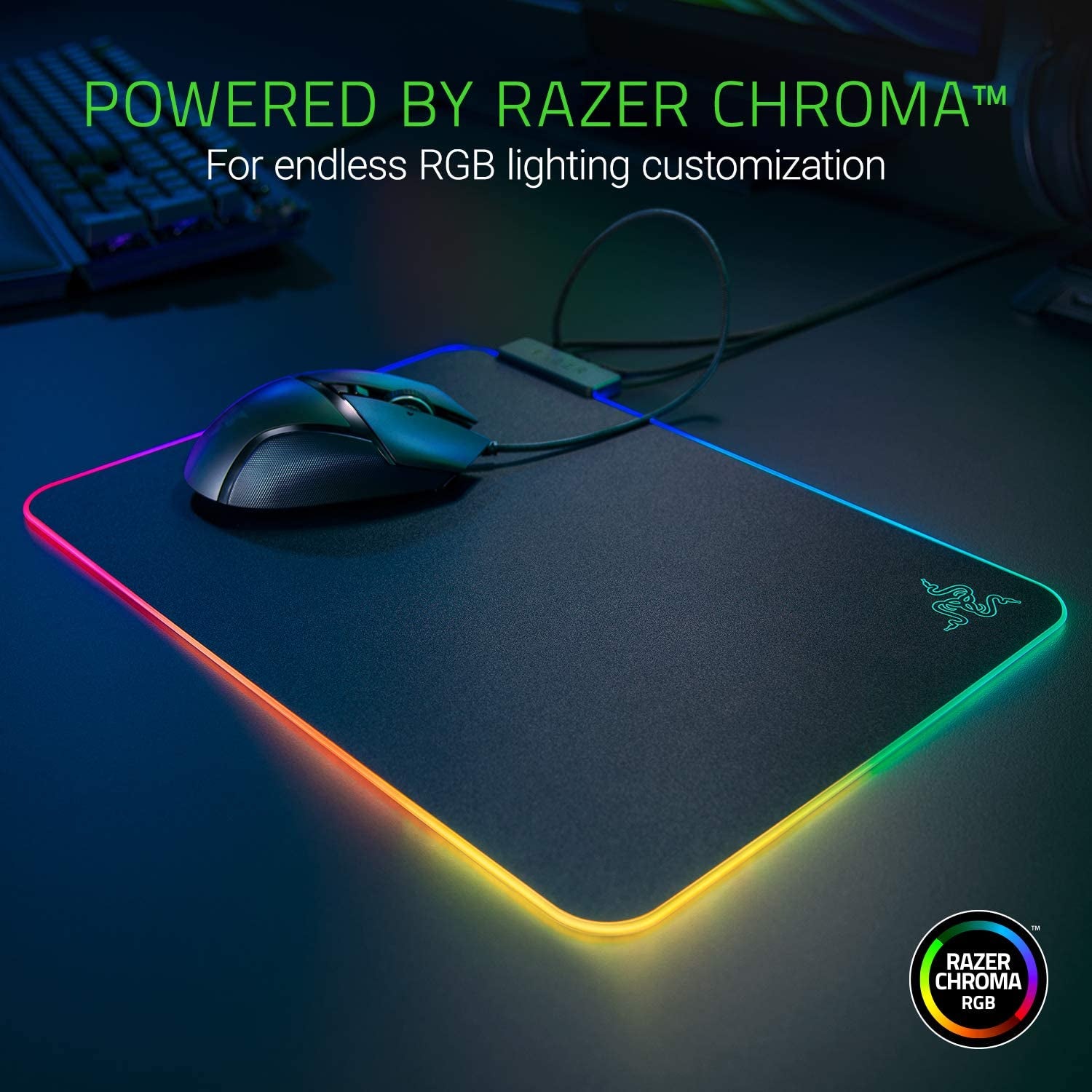 Razer Firefly V2 Hard Surface Gaming Mouse Mat