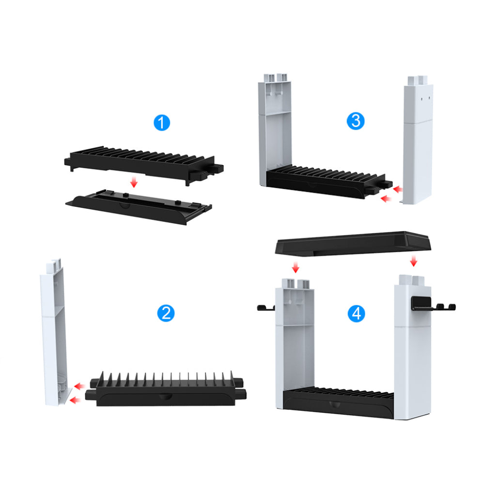 DOBE NSW Multifunctional Storage Stand Kit - White