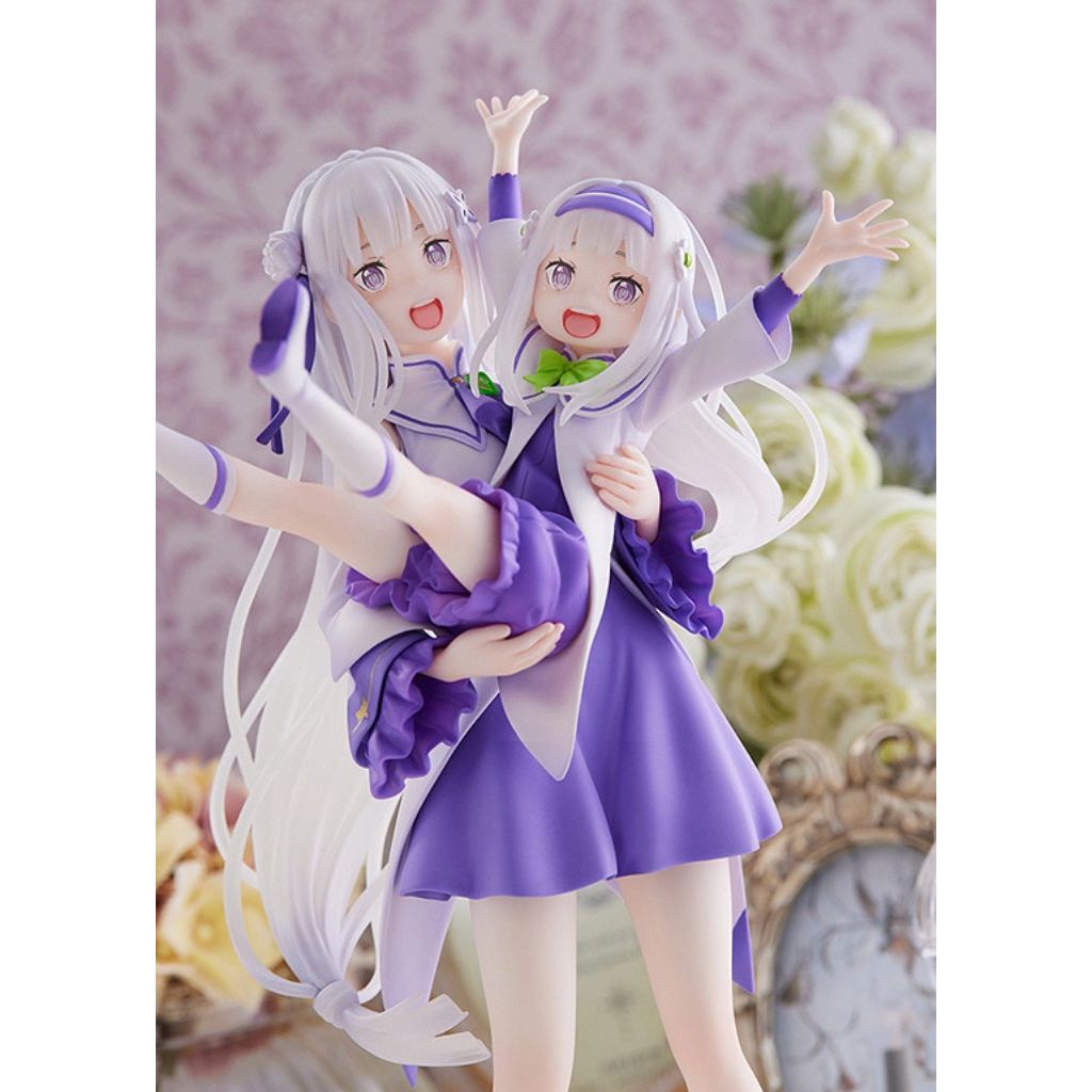 Re:Zero - Emilia & Childhood Emilia Figure