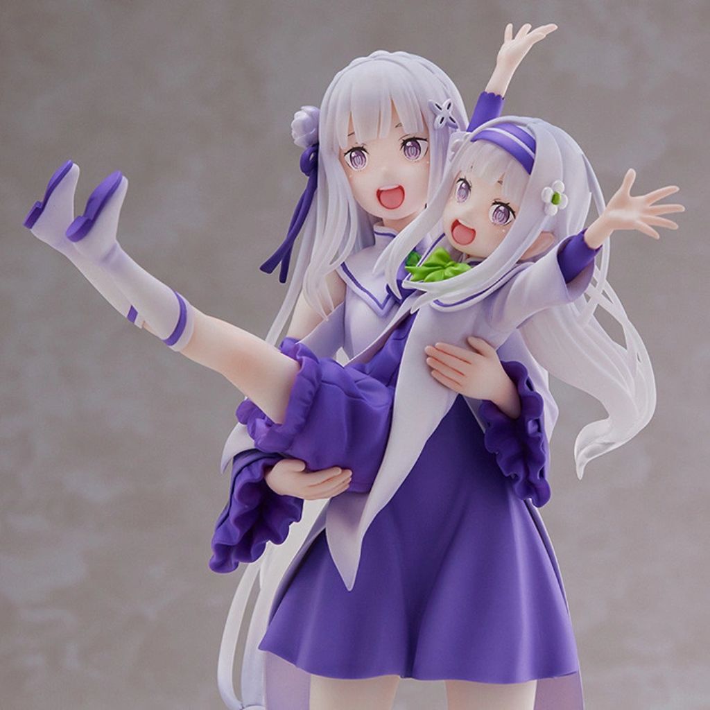 Re:Zero - Emilia & Childhood Emilia Figure