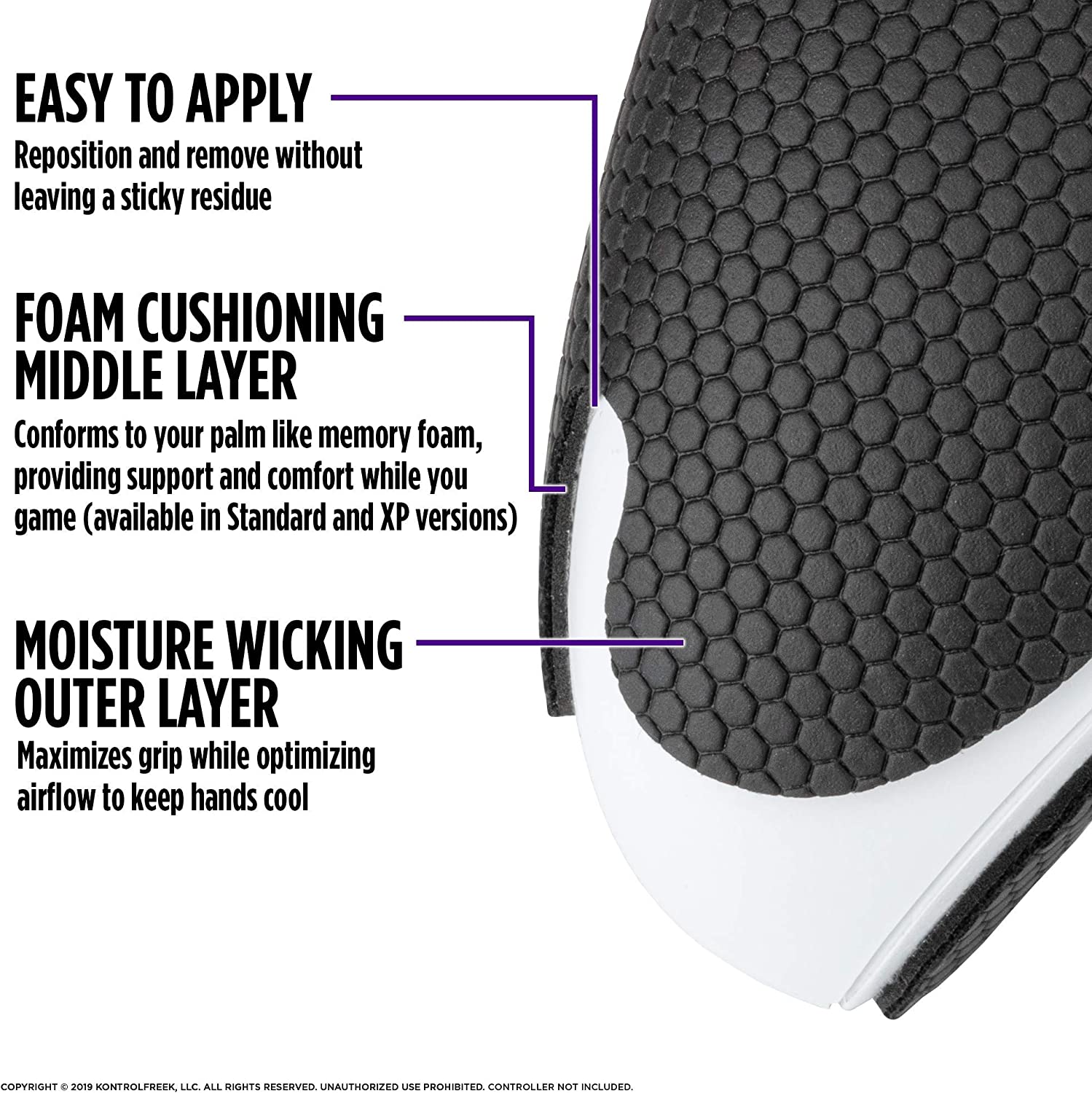 KontrolFreek XSX Performance Grips XT (Extra Thin) Black