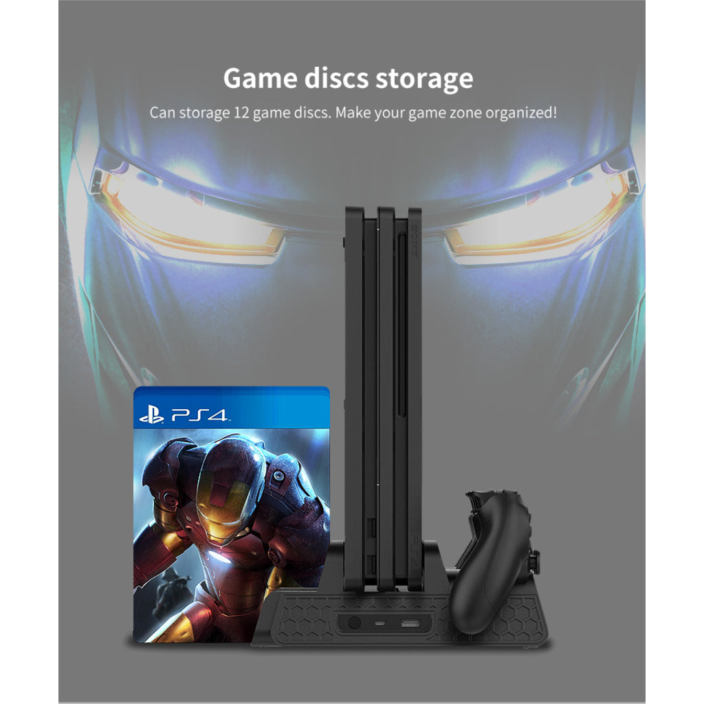 DOBE PS4 Slim/Pro Multifunctional Cooling Stand