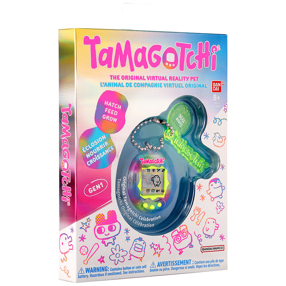 Bandai Original Tamagotchi Gen 1 - Celebration Neon & Pop
