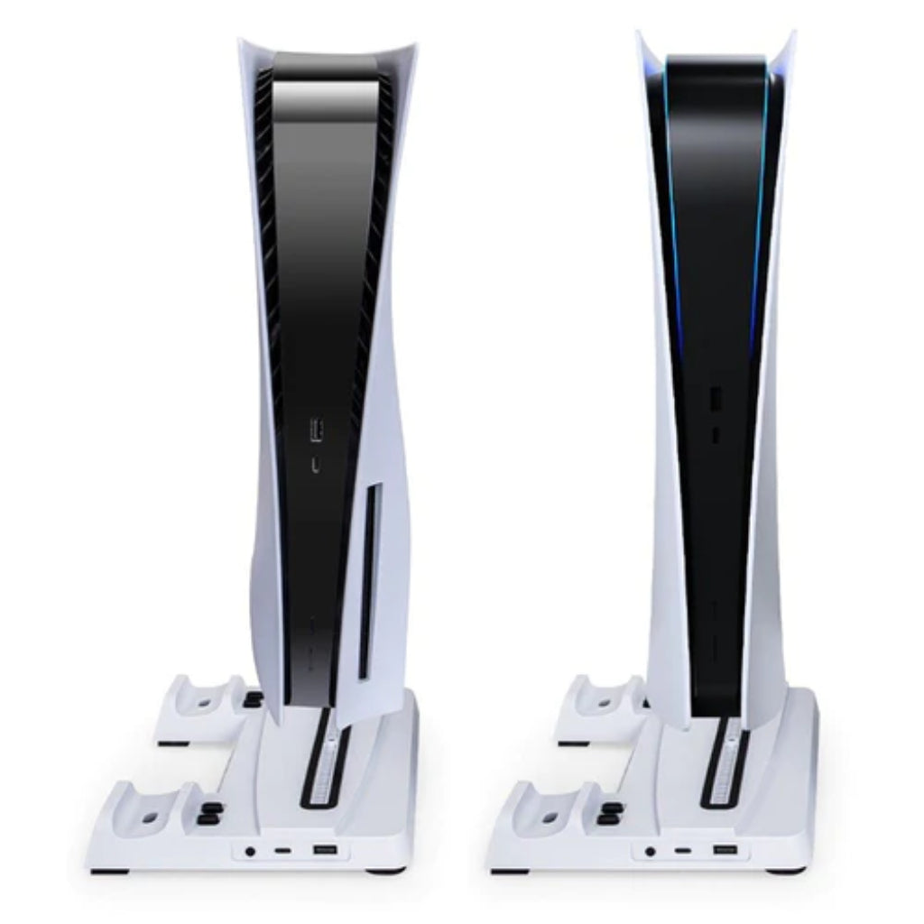 OIVO PS5 Cooling Station w/ Controller Charger (For Disc/Digital Console) (IV-P5241)